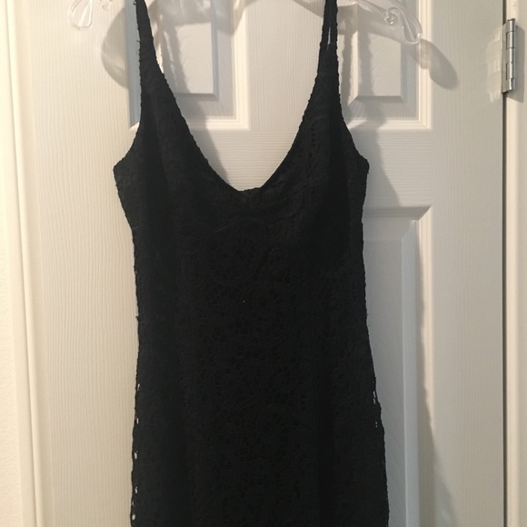 Sophie Sitbon Paris ♥️Long Black Crochet Mermaid Style Long Gorgeous Dress 38 - Picture 2 of 16